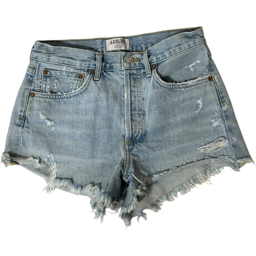 Agolde Parker Shorts 2.5” Inseam | Size 24 | Light Denim 293